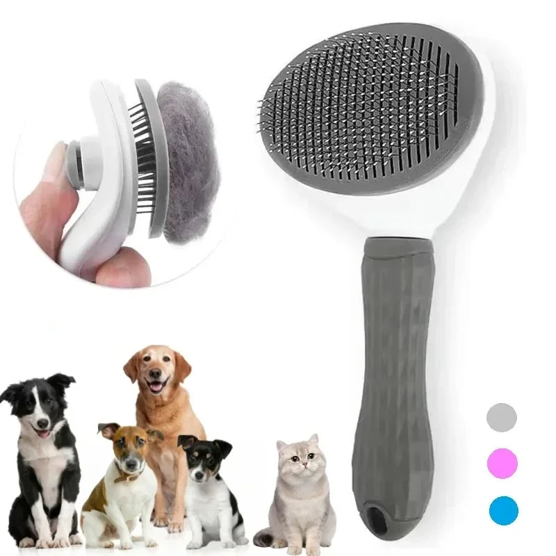 Elvani Self Cleaning Pet Grooming Brush