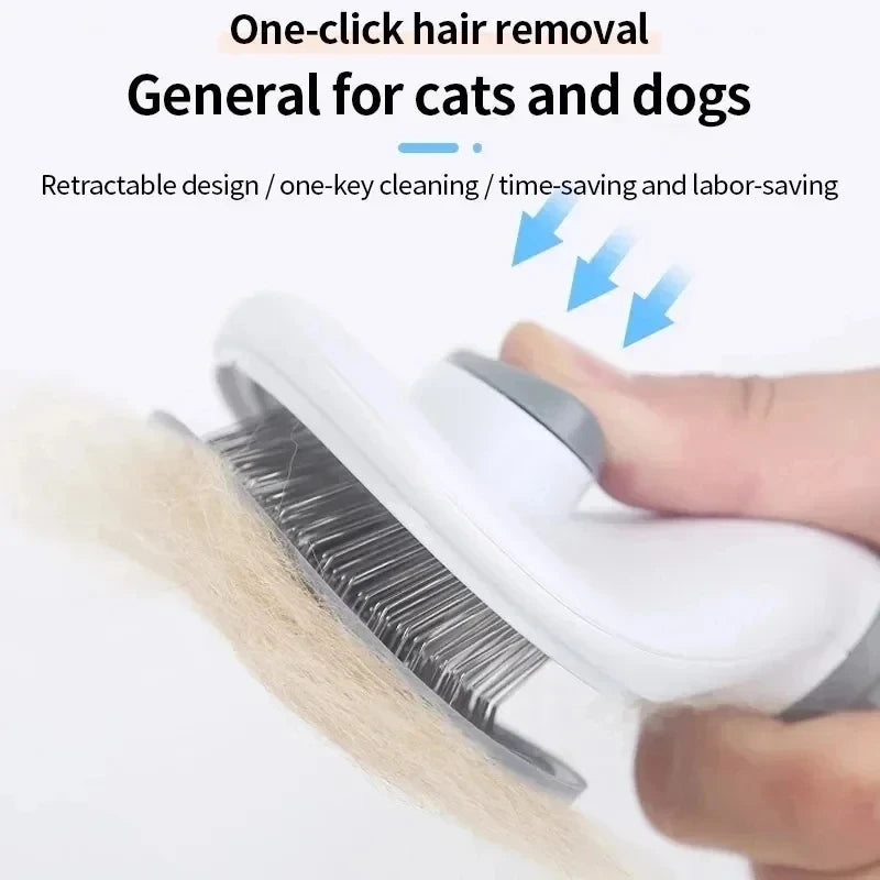 Elvani Self Cleaning Pet Grooming Brush